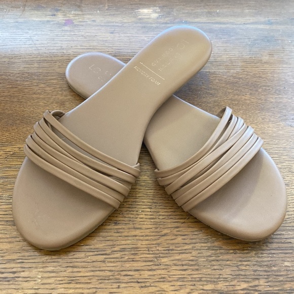 Lauren Conrad Memory Foam slip on sandals size 10 - Picture 4 of 6